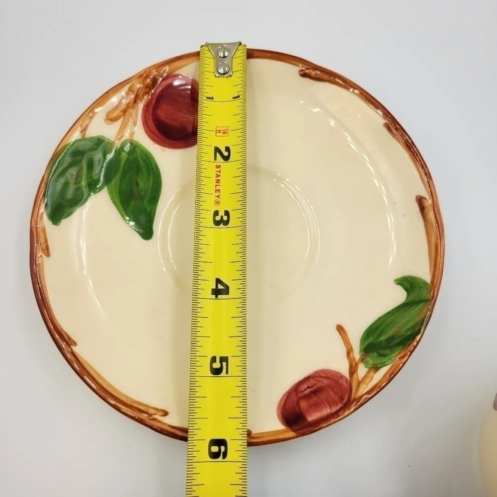 Vintage Franciscan Apple Cup & Saucer Set (2 Pcs)